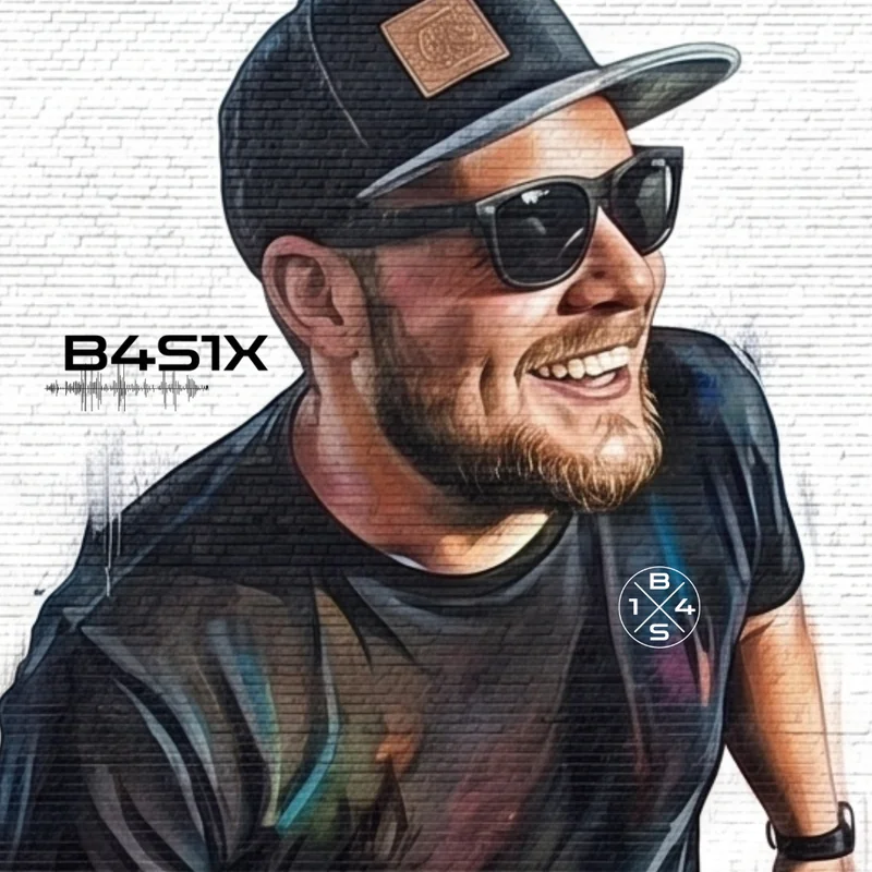 Portrait von B4S1X vor der Brickwall